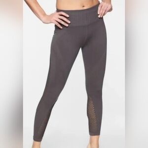 Athleta Trophy 7/8 Leggings with Mesh Detail